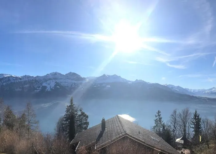 Apartman Mit Und Bergsicht Im Vier Sterne Beatenberg